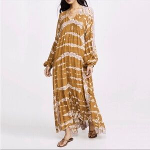 Young Fabulous & Broke Josette Tie Dye Maxi Dress Large/Extra Large